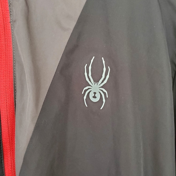 Spyder Men's Sz L Hooded Lightweight Jacket - Picture 6 of 7